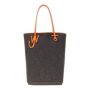 J.W. Anderson Canvas Tall Anchor Shopping Tote Graphite Designer Bag